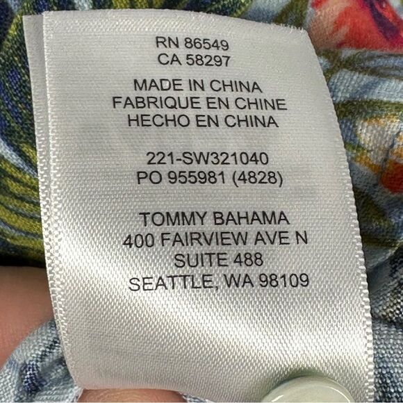 Disney Tommy Bahama Mickey Mouse & Minnie Jungle Jubilee Camp Shirt women's XL - Picture 8 of 10